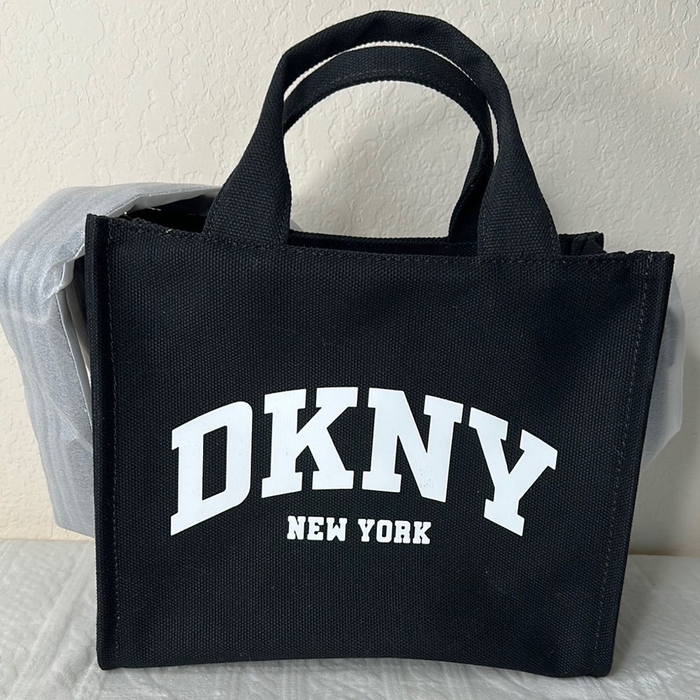 DKNY Black Canvas Tote for Men